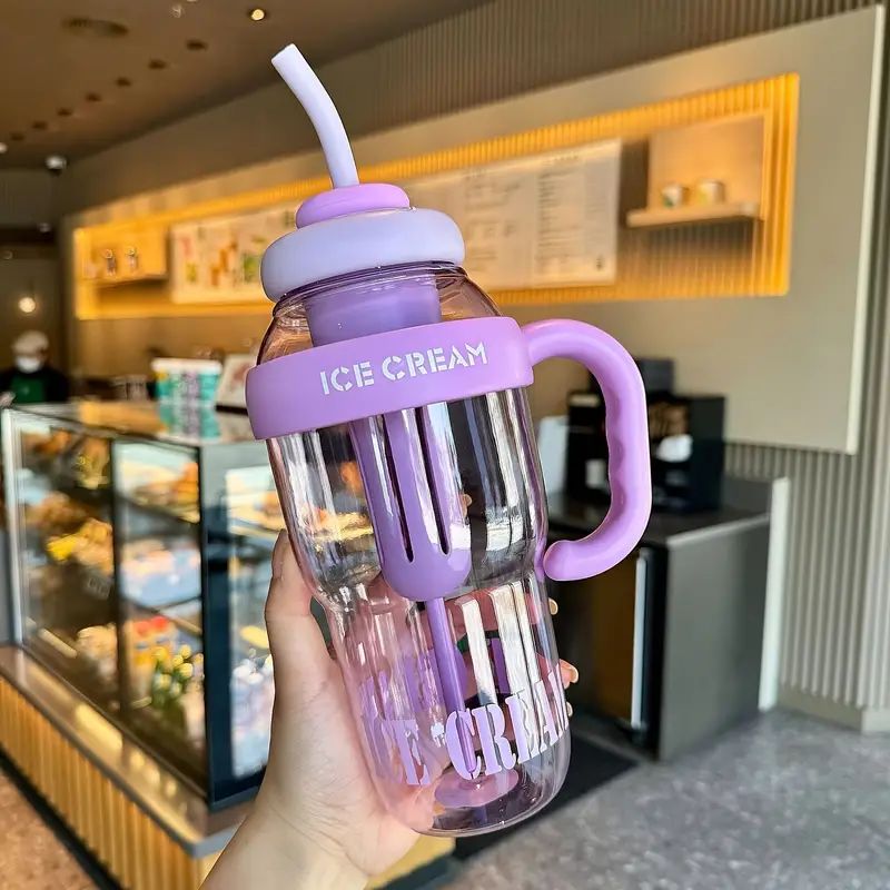40oz Drinking Cup With Straw Cover