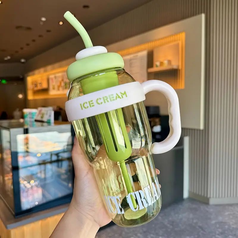 40oz Drinking Cup With Straw Cover