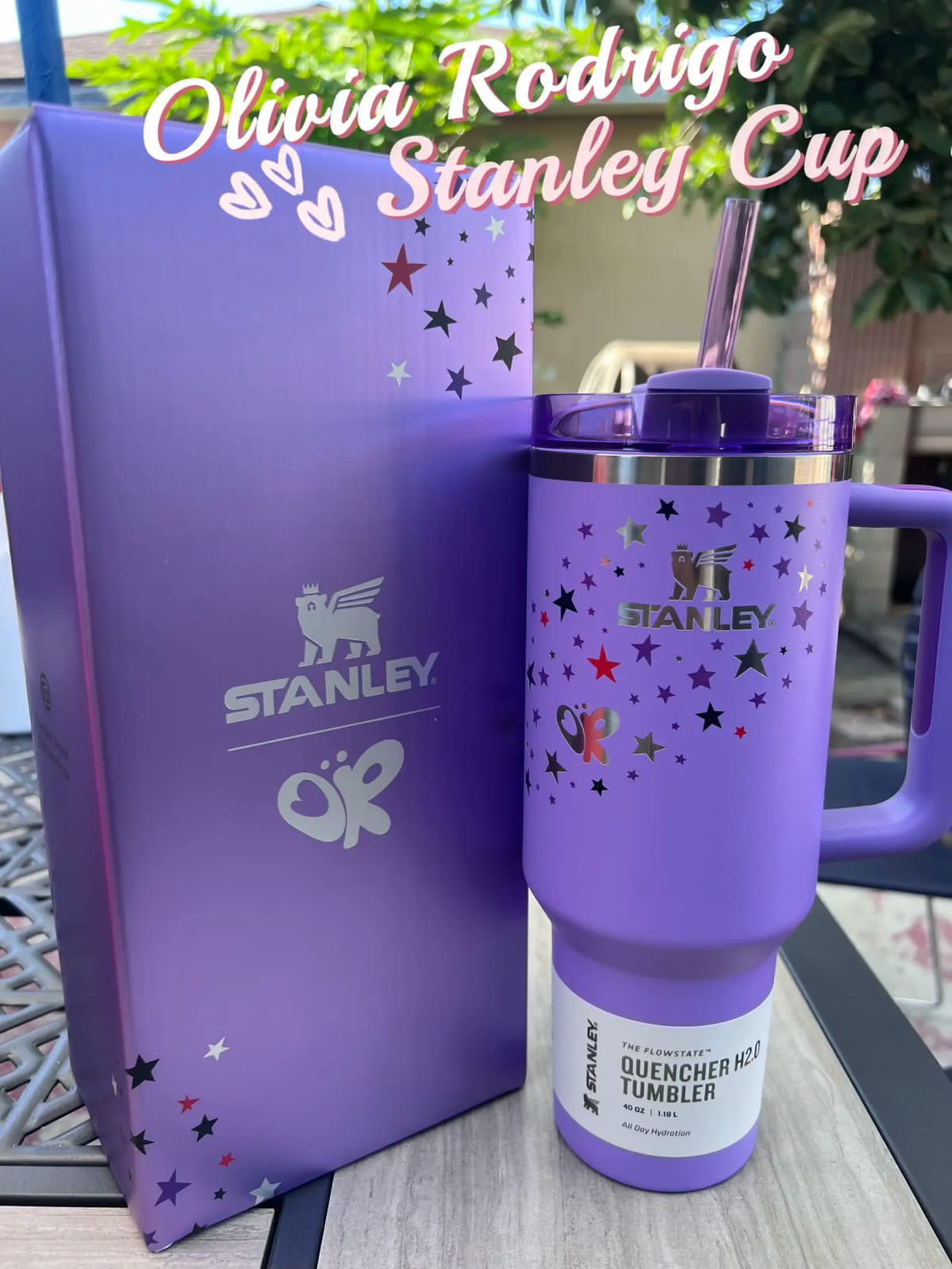 Olivia Rodrigo Purple Stanley Cup