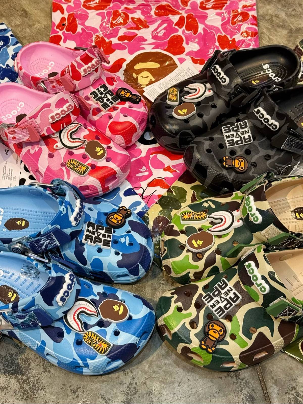 Bape x Crocs (Adults)