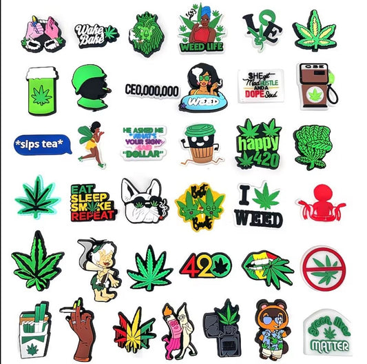 CROCS ASSORTED Weed Charms