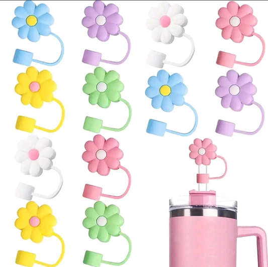 Flower Straw Cover
