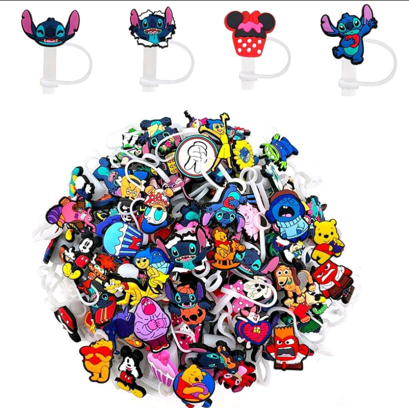 Disney Stitch & Mickey Mouse Straw Cover
