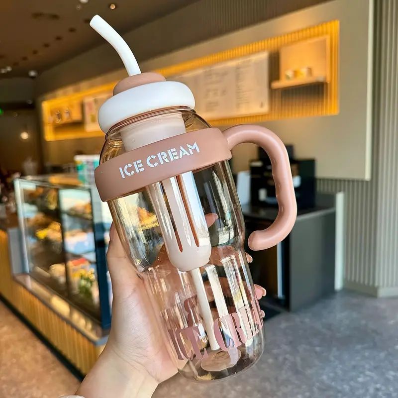 40oz Drinking Cup With Straw Cover