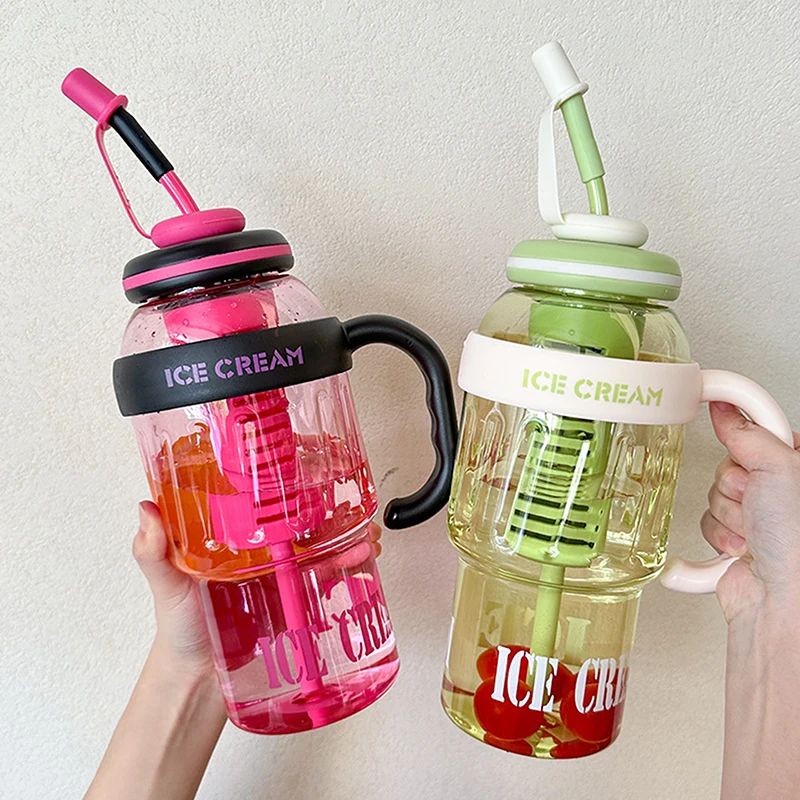 40oz Drinking Cup With Straw Cover